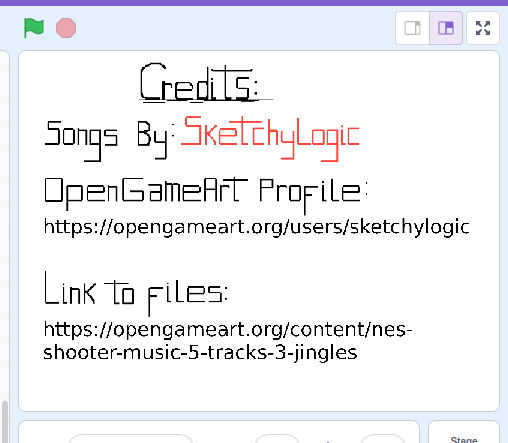CS50 project credits